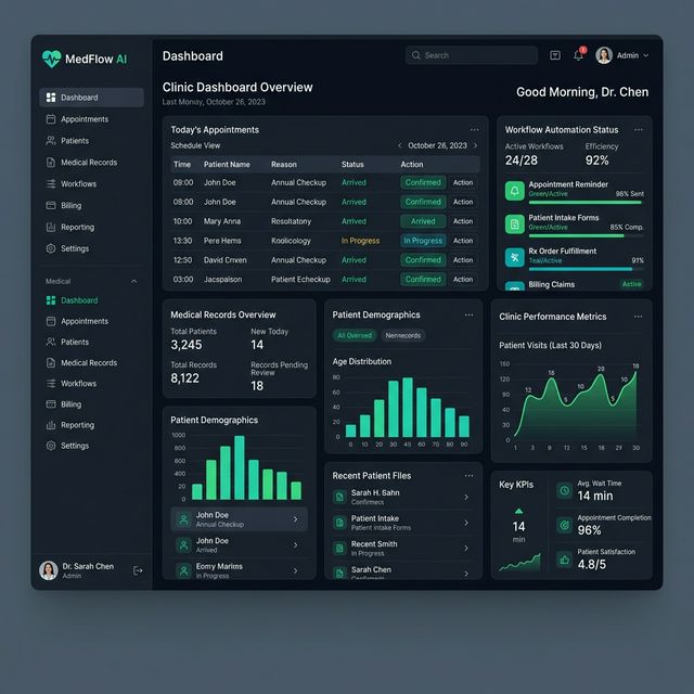 Clinic Management screenshot