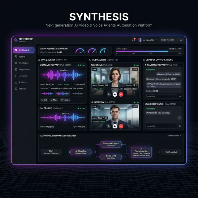Voice & Video Agents screenshot